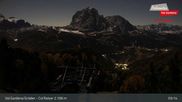 Archived webcam image showing Val Gardena - Col Raiser Top Station on 31 Oct 2026 at 03:12