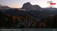 Archived webcam image showing Val Gardena - Col Raiser Top Station on 31 Oct 2026 at 17:12