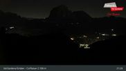 Archived webcam image showing Val Gardena - Col Raiser Top Station on 31 Oct 2026 at 21:12