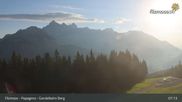 Archived webcam image showing Filzmoos - Top Station Papageno on 9 Aug 2026 at 07:11
