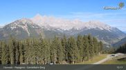 Archived webcam image showing Filzmoos - Top Station Papageno on 18 Oct 2026 at 15:27