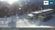 Archived webcam image showing St. Michael - Top Station Sonnenbahn Gondola on 26 Feb 2026 at 08:00
