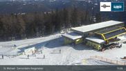 Archived webcam image showing St. Michael - Top Station Sonnenbahn Gondola on 26 Feb 2026 at 15:00
