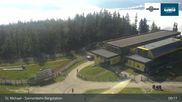 Archived webcam image showing St. Michael - Top Station Sonnenbahn Gondola on 3 Aug 2026 at 09:22