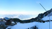 Archived webcam image showing Axamer Lizum Ski Resort: View from Birgitzköpflhaus on 3 May 2026 at 00:52