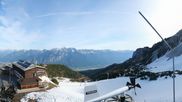 Archived webcam image showing Axamer Lizum Ski Resort: View from Birgitzköpflhaus on 3 May 2026 at 08:49