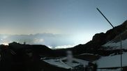 Archived webcam image showing Axamer Lizum Ski Resort: View from Birgitzköpflhaus on 10 May 2026 at 02:13