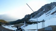Archived webcam image showing Axamer Lizum Ski Resort: View from Birgitzköpflhaus on 10 May 2026 at 06:13