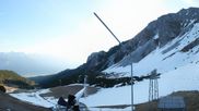 Archived webcam image showing Axamer Lizum Ski Resort: View from Birgitzköpflhaus on 10 May 2026 at 07:13