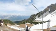 Archived webcam image showing Axamer Lizum Ski Resort: View from Birgitzköpflhaus on 10 May 2026 at 12:13