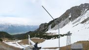 Archived webcam image showing Axamer Lizum Ski Resort: View from Birgitzköpflhaus on 10 May 2026 at 14:13