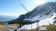 Archived webcam image showing Axamer Lizum Ski Resort: View from Birgitzköpflhaus on 24 May 2026 at 08:16