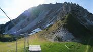 Archived webcam image showing Axamer Lizum Ski Resort: View from Birgitzköpflhaus on 4 Jun 2026 at 08:41