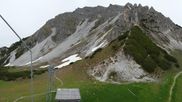 Archived webcam image showing Axamer Lizum Ski Resort: View from Birgitzköpflhaus on 4 Jun 2026 at 12:41