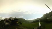 Archived webcam image showing Axamer Lizum Ski Resort: View from Birgitzköpflhaus on 7 Jun 2026 at 00:09