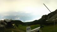 Archived webcam image showing Axamer Lizum Ski Resort: View from Birgitzköpflhaus on 7 Jun 2026 at 02:09