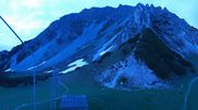 Archived webcam image showing Axamer Lizum Ski Resort: View from Birgitzköpflhaus on 7 Jun 2026 at 04:09