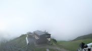 Archived webcam image showing Axamer Lizum Ski Resort: View from Birgitzköpflhaus on 7 Jun 2026 at 08:09