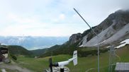 Archived webcam image showing Axamer Lizum Ski Resort: View from Birgitzköpflhaus on 7 Jun 2026 at 12:09