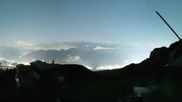 Archived webcam image showing Axamer Lizum Ski Resort: View from Birgitzköpflhaus on 14 Jun 2026 at 00:05