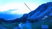 Archived webcam image showing Axamer Lizum Ski Resort: View from Birgitzköpflhaus on 14 Jun 2026 at 04:05