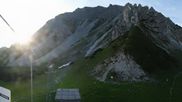 Archived webcam image showing Axamer Lizum Ski Resort: View from Birgitzköpflhaus on 21 Jun 2026 at 06:33