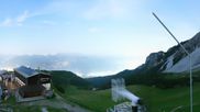 Archived webcam image showing Axamer Lizum Ski Resort: View from Birgitzköpflhaus on 28 Jun 2026 at 00:12