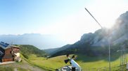 Archived webcam image showing Axamer Lizum Ski Resort: View from Birgitzköpflhaus on 28 Jun 2026 at 07:12