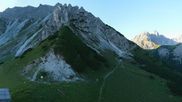 Archived webcam image showing Axamer Lizum Ski Resort: View from Birgitzköpflhaus on 13 Jul 2026 at 06:07