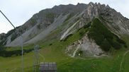 Archived webcam image showing Axamer Lizum Ski Resort: View from Birgitzköpflhaus on 19 Jul 2026 at 08:31