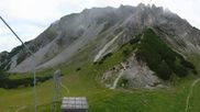 Archived webcam image showing Axamer Lizum Ski Resort: View from Birgitzköpflhaus on 19 Jul 2026 at 10:31