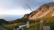 Archived webcam image showing Axamer Lizum Ski Resort: View from Birgitzköpflhaus on 19 Jul 2026 at 20:31