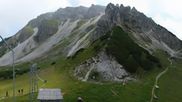 Archived webcam image showing Axamer Lizum Ski Resort: View from Birgitzköpflhaus on 20 Jul 2026 at 12:59