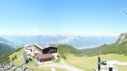 Archiviertes Webcam Bild: Axamer Lizum: Ausblick Birgitzköpflhaus am 24.07.2026 um 14:21 Uhr