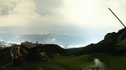 Archived webcam image showing Axamer Lizum Ski Resort: View from Birgitzköpflhaus on 16 Aug 2026 at 00:42