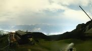 Archived webcam image showing Axamer Lizum Ski Resort: View from Birgitzköpflhaus on 16 Aug 2026 at 02:42