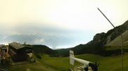Archived webcam image showing Axamer Lizum Ski Resort: View from Birgitzköpflhaus on 16 Aug 2026 at 04:42