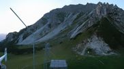 Archived webcam image showing Axamer Lizum Ski Resort: View from Birgitzköpflhaus on 23 Aug 2026 at 06:36