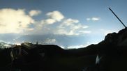 Archived webcam image showing Axamer Lizum Ski Resort: View from Birgitzköpflhaus on 6 Sep 2026 at 00:11