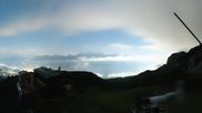 Archived webcam image showing Axamer Lizum Ski Resort: View from Birgitzköpflhaus on 6 Sep 2026 at 02:11