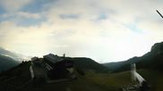 Archived webcam image showing Axamer Lizum Ski Resort: View from Birgitzköpflhaus on 4 Oct 2026 at 00:00