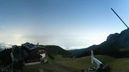 Archived webcam image showing Axamer Lizum Ski Resort: View from Birgitzköpflhaus on 4 Oct 2026 at 02:00