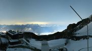 Archived webcam image showing Axamer Lizum Ski Resort: View from Birgitzköpflhaus on 23 Oct 2026 at 04:21