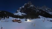 Archived webcam image showing Alleghe: Piani di Pezze (Civetta) on 27 Feb 2026 at 00:24