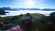 Archived webcam image showing Bruneck - Kronplatz Panoramic View on 26 Aug 2026 at 02:37
