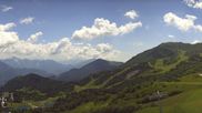 Archived webcam image showing Sutrio: Monte Zoncolan on 12 Jul 2026 at 12:18