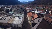 Archived webcam image showing Karwendel Alps - Mittenwald Church on 8 Apr 2026 at 10:30