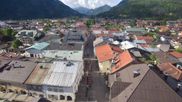 Archived webcam image showing Karwendel Alps - Mittenwald Church on 17 May 2026 at 08:58