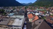 Archived webcam image showing Karwendel Alps - Mittenwald Church on 24 May 2026 at 08:03