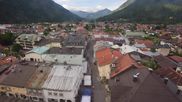 Archived webcam image showing Karwendel Alps - Mittenwald Church on 7 Jun 2026 at 08:33